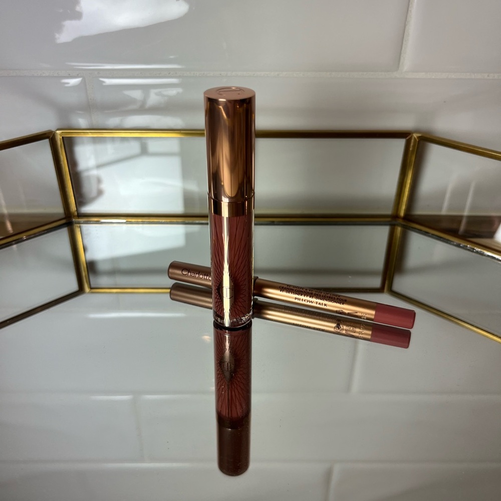 Charlotte Tilbury Pillow Talk Gloss and Lip Liner - Travel Size (unboxed)